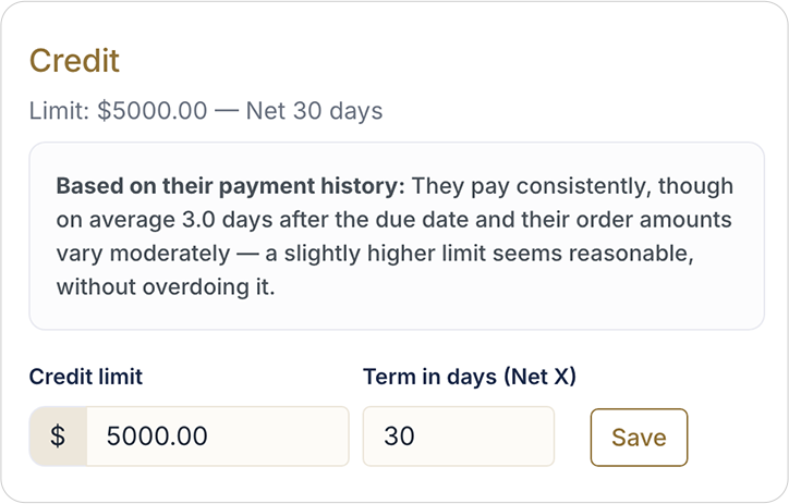 Smart Credit Recommendation